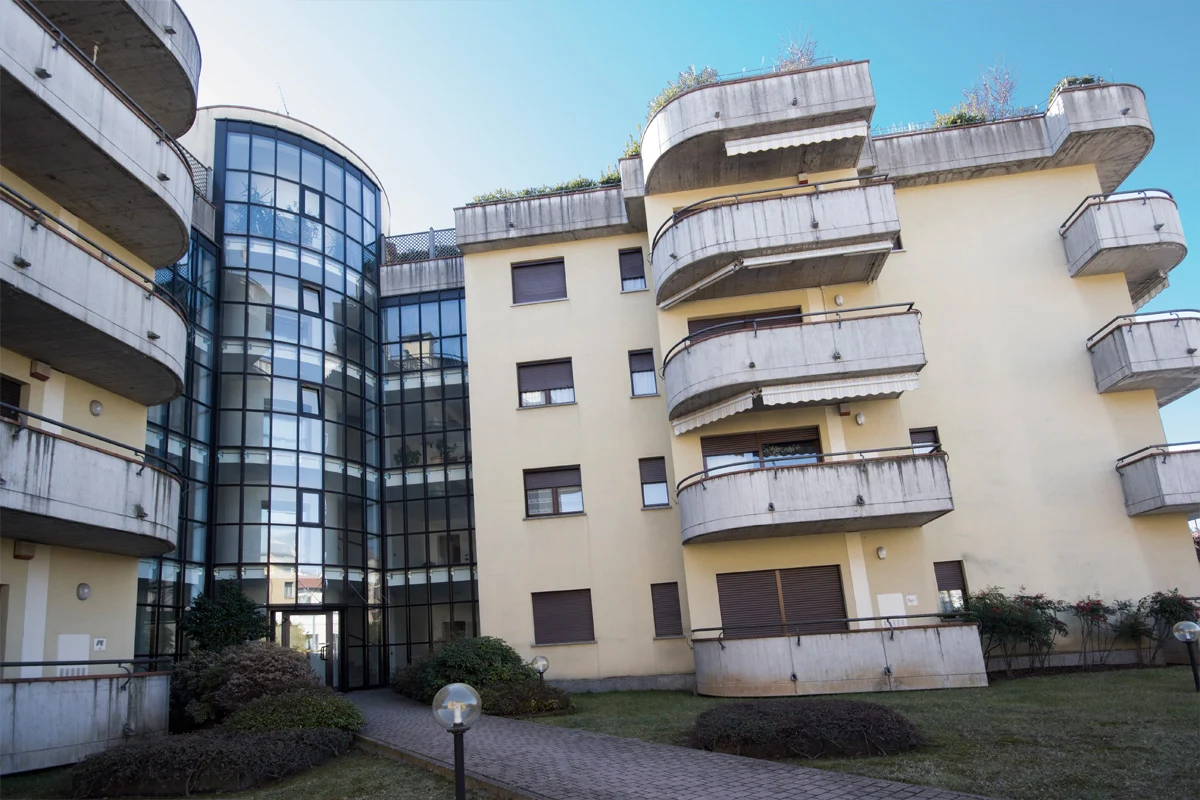 La palazzina dello studio