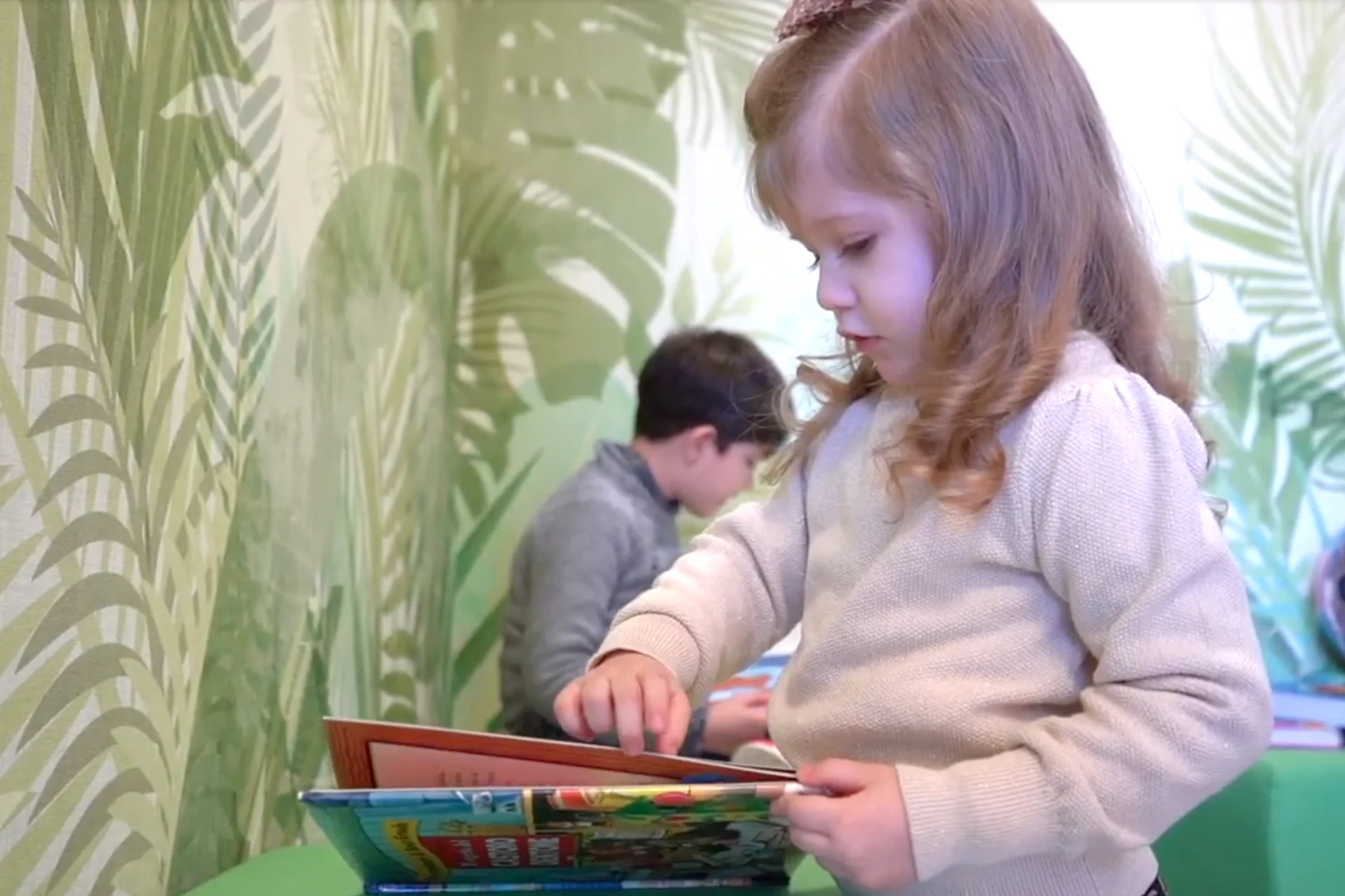 La sala di attesa per bambini
